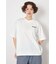 【UNISEX】エンボスロゴVネックTシャツ