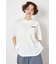 【UNISEX】エンボスロゴVネックTシャツ