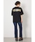 【UNISEX】エンボスロゴVネックTシャツ