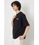 【UNISEX】エンボスロゴVネックTシャツ
