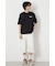 【UNISEX】エンボスロゴVネックTシャツ