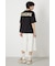【UNISEX】エンボスロゴVネックTシャツ