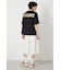 【UNISEX】エンボスロゴVネックTシャツ