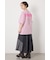 【UNISEX】エンボスロゴVネックTシャツ