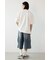 エンボスデニムロゴTシャツ