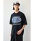 エンボスデニムロゴTシャツ
