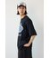 エンボスデニムロゴTシャツ