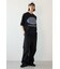 エンボスデニムロゴTシャツ