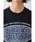 エンボスデニムロゴTシャツ