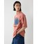 エンボスデニムロゴTシャツ
