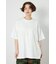 【UNISEX】クレヨンタッチ同色発泡プリントTシャツ