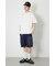 【UNISEX】クレヨンタッチ同色発泡プリントTシャツ