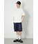 【UNISEX】クレヨンタッチ同色発泡プリントTシャツ