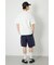 【UNISEX】クレヨンタッチ同色発泡プリントTシャツ
