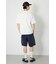 【UNISEX】クレヨンタッチ同色発泡プリントTシャツ