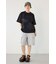 【UNISEX】クレヨンタッチ同色発泡プリントTシャツ