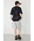 【UNISEX】クレヨンタッチ同色発泡プリントTシャツ