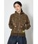 (UNISEX)SHARE パターンスタンドネックジップパーカー