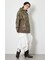 (UNISEX)SHARE パターンスタンドネックジップパーカー