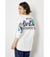 フラワースクリプトロゴ5分袖Tシャツ