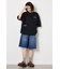 フラワースクリプトロゴ5分袖Tシャツ