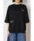 フラワースクリプトロゴ5分袖Tシャツ