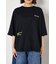 フラワースクリプトロゴ5分袖Tシャツ