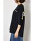 フラワースクリプトロゴ5分袖Tシャツ