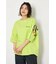 フラワースクリプトロゴ5分袖Tシャツ