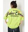 フラワースクリプトロゴ5分袖Tシャツ