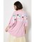 フラワースクリプトロゴ5分袖Tシャツ