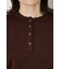 スウェットライクヘンリーニット