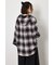 【UNISEX】フーディーチェックシャツ