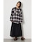 【UNISEX】フーディーチェックシャツ