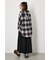 【UNISEX】フーディーチェックシャツ