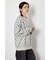 スウェットライク2wayオフショルニットトップス