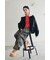 Suede look 2WAY ブルゾン