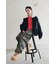 Suede look 2WAY ブルゾン