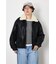Suede look 2WAY ブルゾン