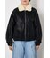 Suede look 2WAY ブルゾン