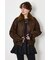 Suede look 2WAY ブルゾン