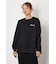 バックギャザードッキングロングTシャツ