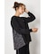 バックギャザードッキングロングTシャツ