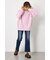 バックギャザードッキングロングTシャツ