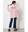 バックギャザードッキングロングTシャツ