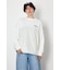 【WEB限定】布帛切替ロゴロングTシャツ