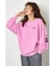 【UNISEX】ベアデニムアップリケスウェットトップス