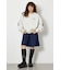 【UNISEX】ベアデニムアップリケスウェットトップス
