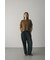 ルーズクロシェニットトップ