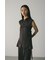 サテンベルトシャツ